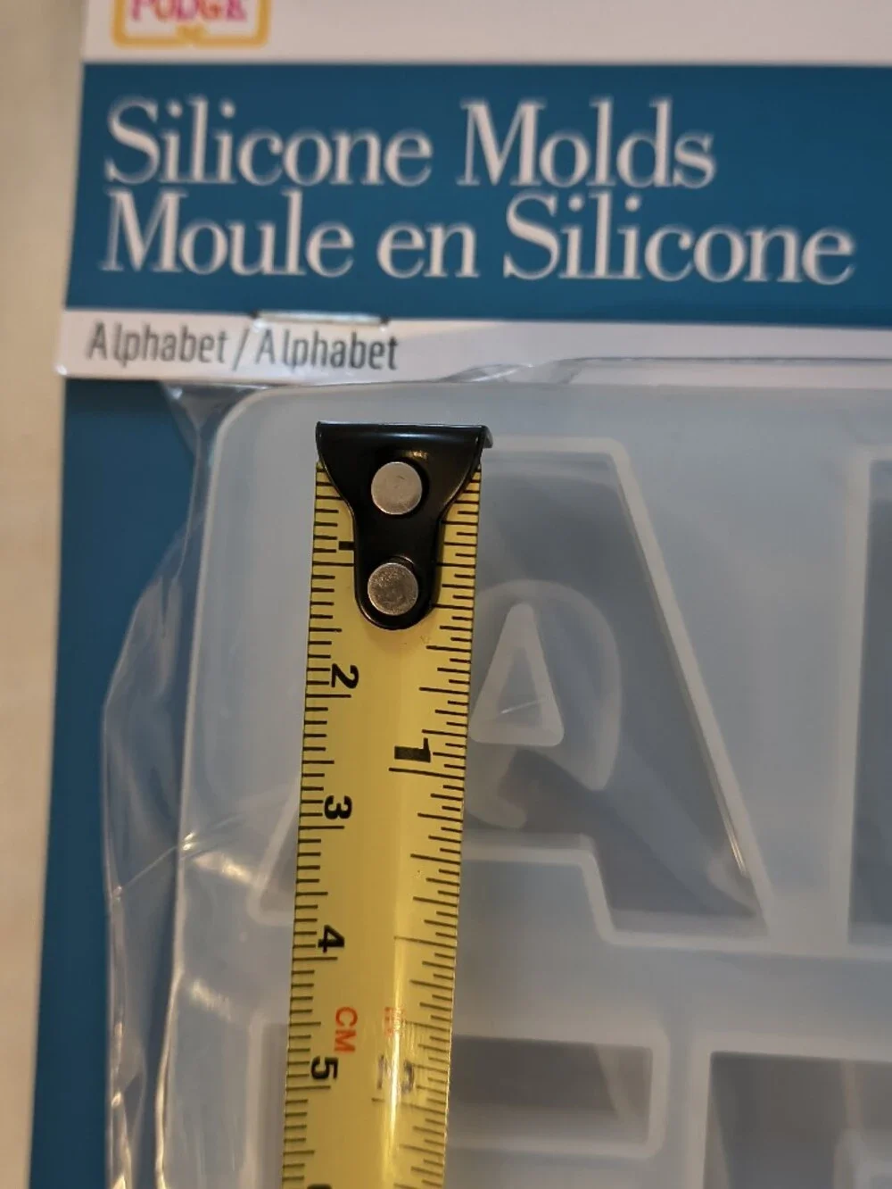 mod podge alphabet silicone